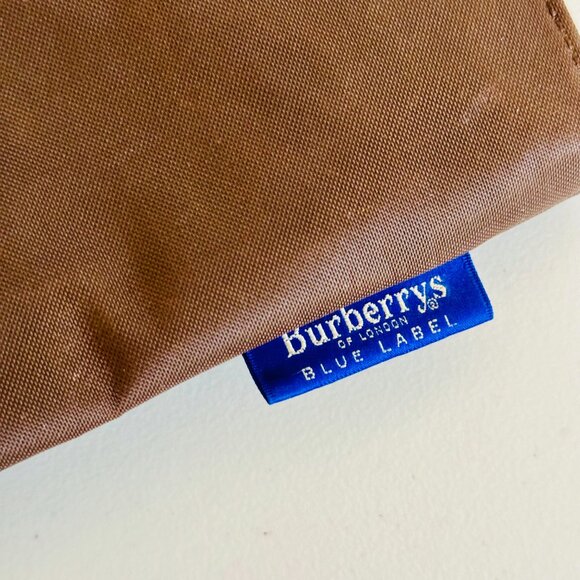 EUC BURBERRYS BURBERRY OF LONDON  BLUE LABEL NOVA CHECK NYLON LARGE TOTE VINTAGE - Picture 11 of 16